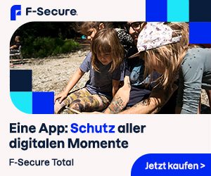 Offizielles deutsches F-Secure-Total-Werbemittel.